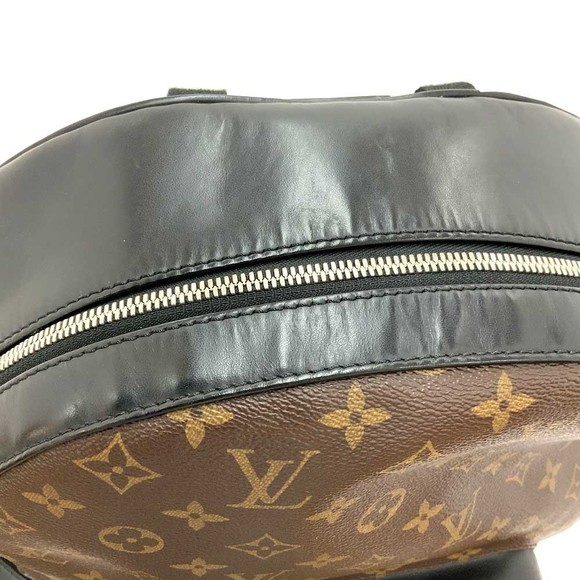 Louis Vuitton Josh Monogram Macassar Leather Back Popular Pack Bag Black Brown - Picture 10 of 11